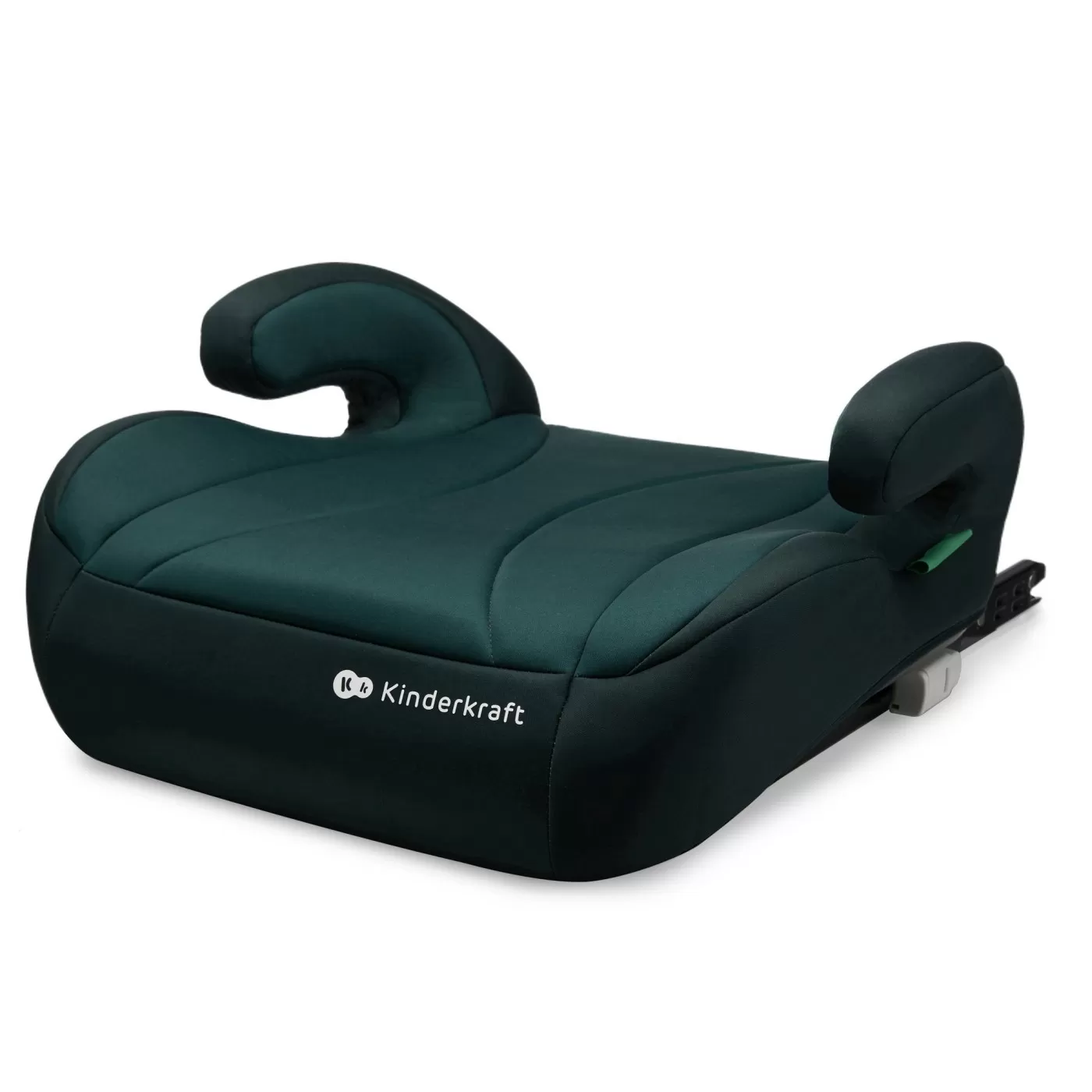 Carucioare, articole transport - Inaltator auto kinderkraft boost, i-size 135-150 cm, green, varsta de la 8 ani la 12 ani