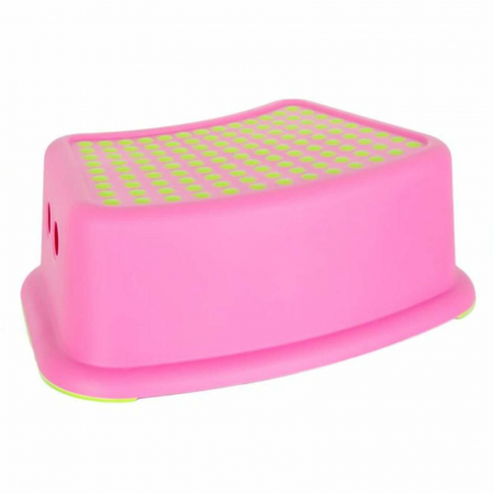 Camera copilului - Scaun Inaltator de Baie Tip Treapta pentru Copii, Roz - Micostore.ro