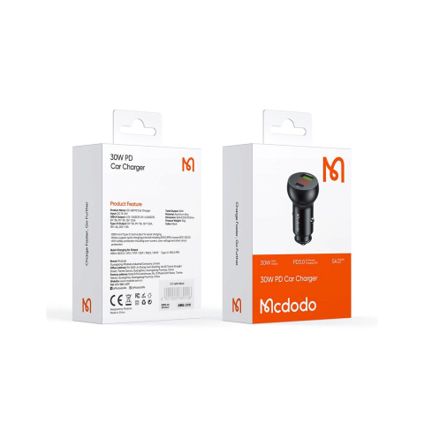 Incarcator Auto Dual Port 30W Mcdodo Mushrooms Series Black [2]