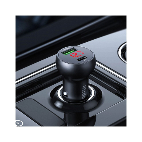 Incarcator Auto Dual Port 45W Mcdodo Mushrooms Series Black [2]
