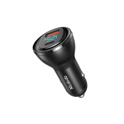 Incarcator Auto Mcdodo Aurora Series Digital Display PD Fast Charger USB-Type-C 95W Black [7]