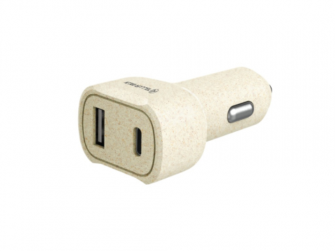 Încărcător auto Tellur Green 36W 6A (PD18W + QC 3.0), crem [5]