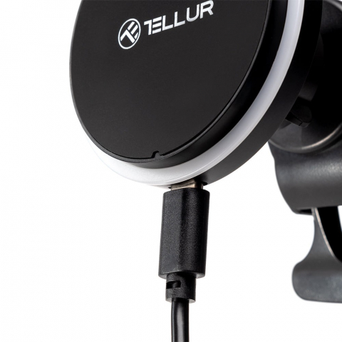 Încărcător auto wireless Tellur, compatibil MagSafe, 15W, negru [3]