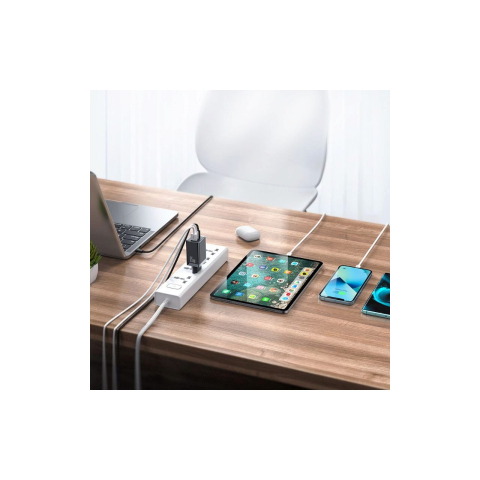 Incarcator Priza Mcdodo GaN 5 Mini Fast Charge 65W Dual Type-C+USB Plug EU Black [3]