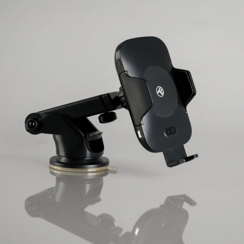 Încărcător wireless cu suport auto și senzor IR WCCM2, negru [1]