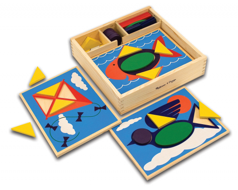 Jucării și Jocuri pentru copii - Incepem sa invatam formele Melissa and Doug