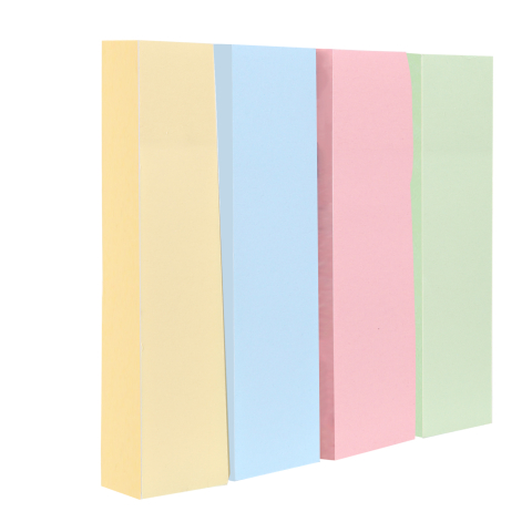 Index adeziv hartie 19*76mm 4 cul. pastel 100 file deli [1]