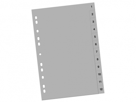 Birotică și Papetărie - Index din plastic 1-12