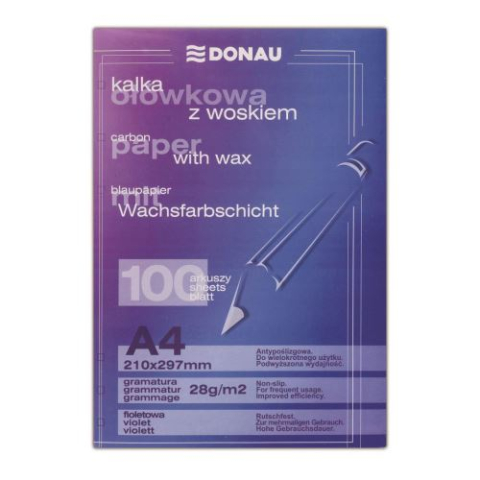 Birotică și Papetărie - Indigo DONAU cerat scris manual 100 file albastru 60/cutie