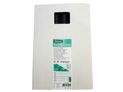 Inel plastic 51mm negru pt 411-450 coli 50/cut fellowes [2]