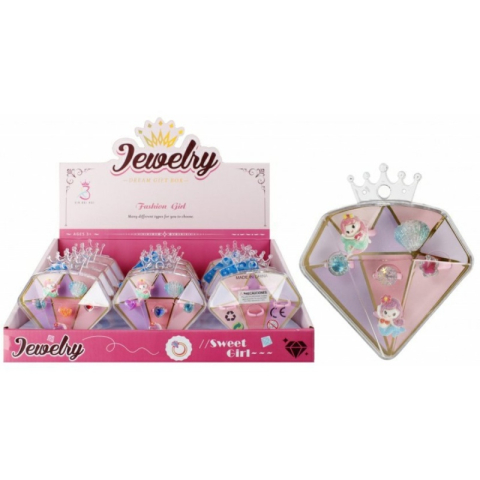 Jucării și Jocuri pentru copii - Inele - coroana, 13 cm, set 6 buc, MegaCreative 524913
