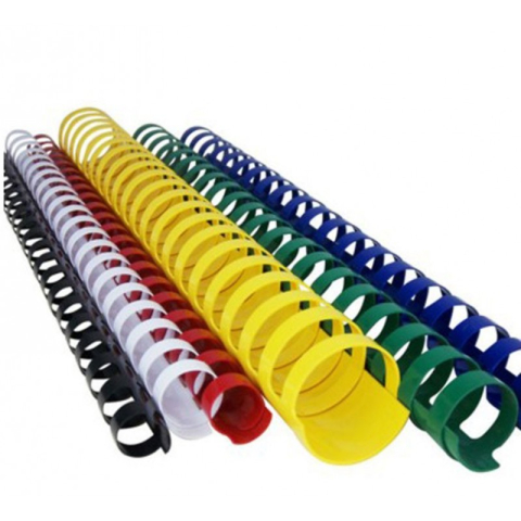 Birotică și Papetărie - Inele plastic pentru indosariere Office Cover, 25mm, negru