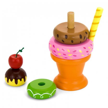 Inghetata melba din lemn Montessori [1]