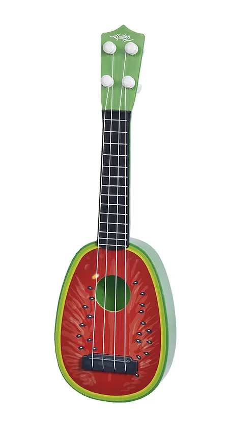 Instrument muzical ukulele cu design de pepene, varsta de la 3 ani la 10 ani [1]