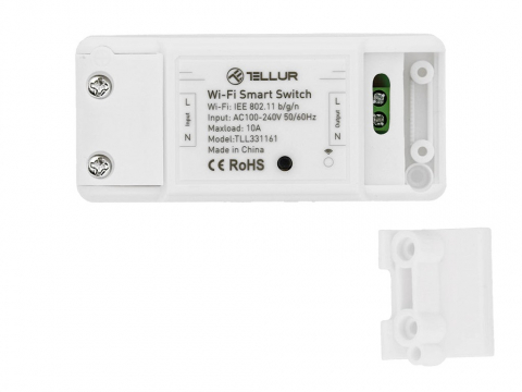 Întrerupător WiFi Tellur, de linie, 2200W, Alb [2]