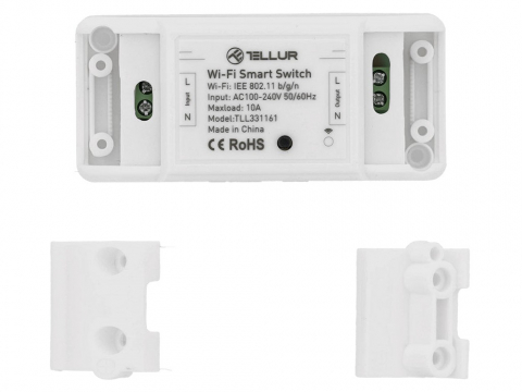 Întrerupător WiFi Tellur, de linie, 2200W, Alb [3]