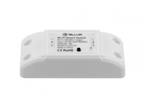 Întrerupător WiFi Tellur, de linie, 2200W, Alb [4]