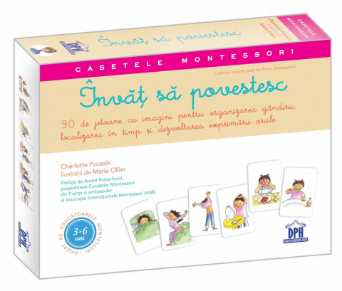 Cărți Educative, Activități - Invat sa povestesc - 90 de jetoane pentru relatat povesti + Ghid