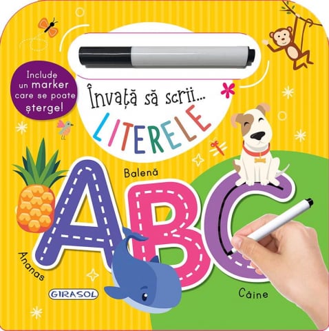 Cărți Educative, Activități - Invata sa scrii - Literele