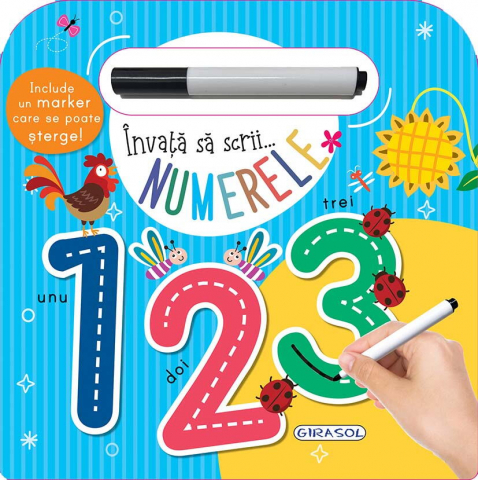Cărți Educative, Activități - Invata sa scrii - Numerele