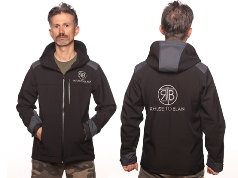 Jacheta RTB New Wave Softshell Fleece Insulated Grey/Black Jacket XXL [2]