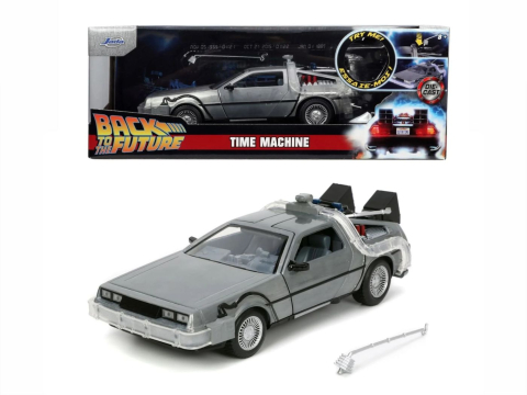 Jada back to the future masinuta metalica masina timpului scara 1 la 24 varsta 8 ani -+15 ani [7]
