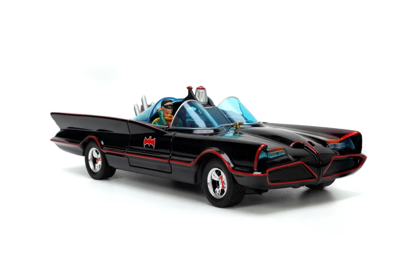 Jada batman set masinuta metalica batmobile 1:24 si 4 figurine [1]