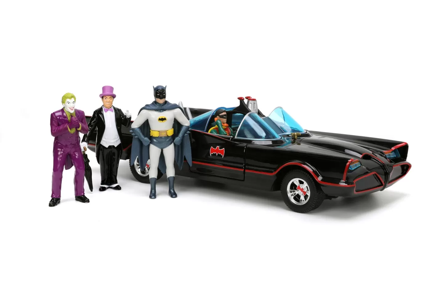 Jada batman set masinuta metalica batmobile 1:24 si 4 figurine [4]