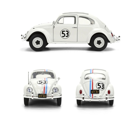 Jada disney the love bug masinuta metalica herbie volkswagen beetle 1 la 24 varsta 8 ani -+15 ani [3]