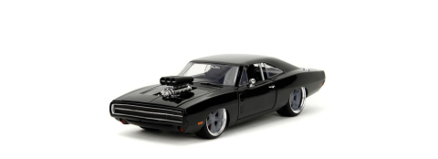 Jada fast and furious masinuta metalica dodge charger 1970 negru scara 1 la 24 [1]