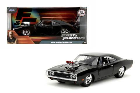 Jada fast and furious masinuta metalica dodge charger 1970 scara 1 la 24 [2]