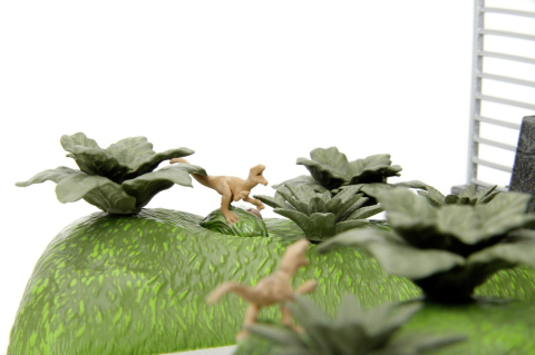 Jada jurassic park scena nano cu 2 vehicule metalice [6]