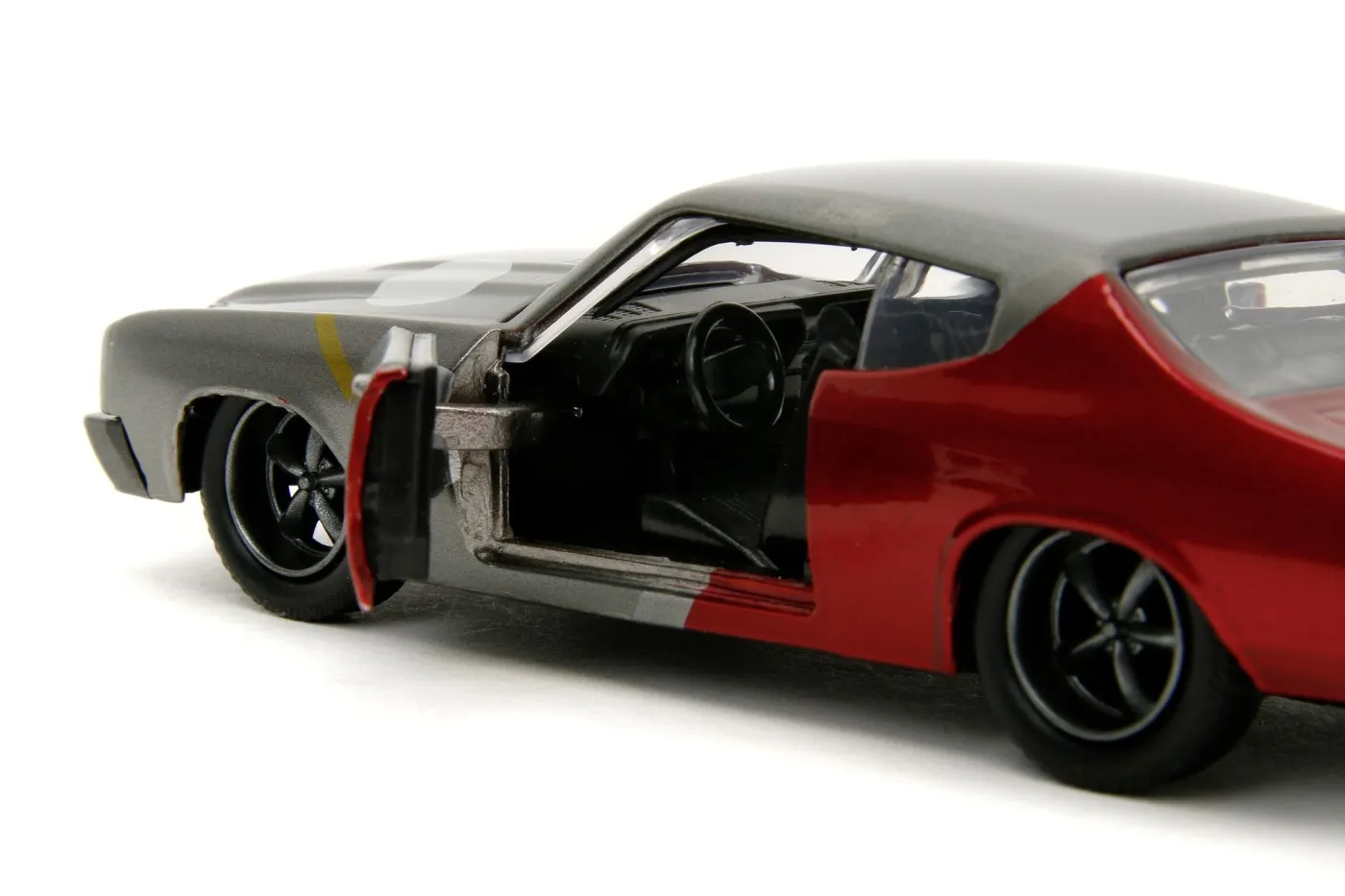 Jada marvel set figurina metalica thor si masinuta chevy chevelle ss scara 1 la 32, copii 8 -+15 ani [3]