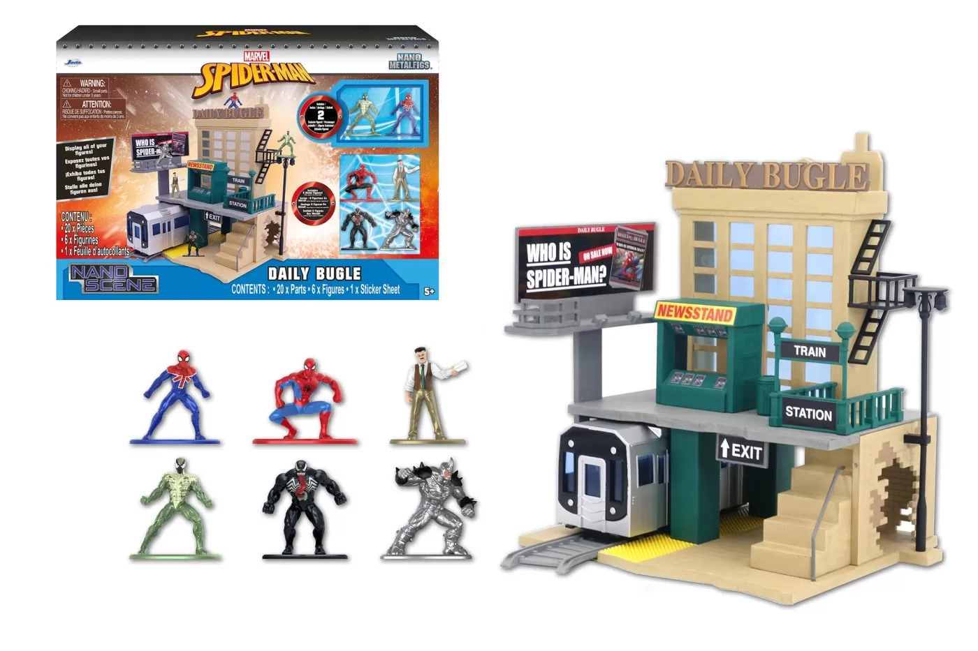 Jucării și Jocuri pentru copii - Jada marvel spider man nano scena new york