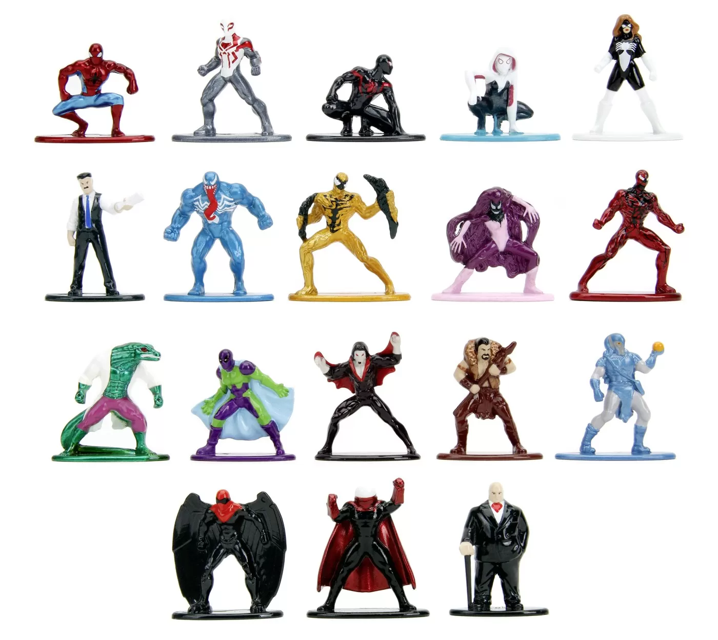 Jada marvel spider man nanofigurine metalice set 2 4cm [2]