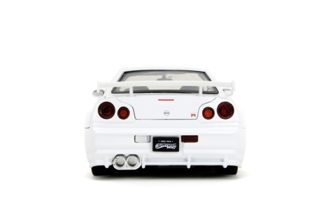 Jada set figurina metalica 6cm si masinuta nissan skyline gtr scara 1 la 24 copii cu varsta peste 8 ani [3]