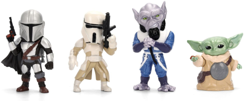 Jada star wars mandalorian si grogu set 4 figurine metalice 4cm varsta 8 ani -+15 ani [1]