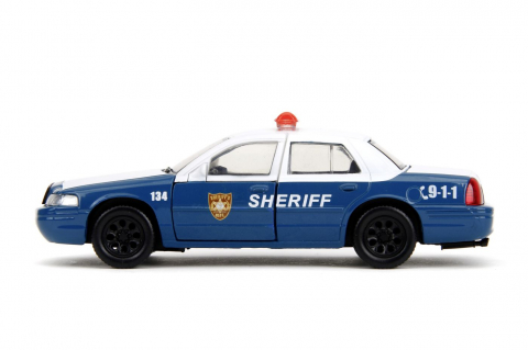 Jada the walking dead rick crimes masinuta metalica ford crown victoria scara 1:32 [4]