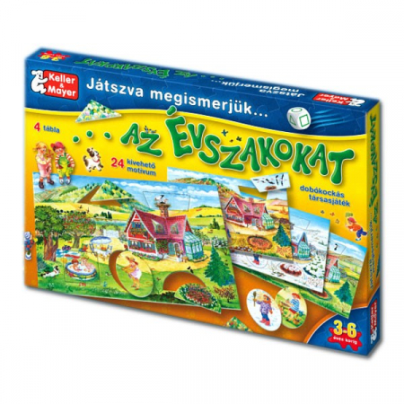 Jucării și Jocuri pentru copii - Játszva megismerjük az évszakokat, 3-6 ani
