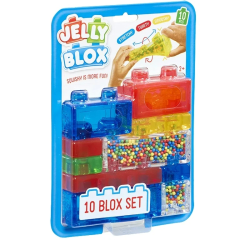 Jelly Blox - Set de joaca, 10 piese copii varsta 2-3 ani|3-5ani|5-7ani [4]