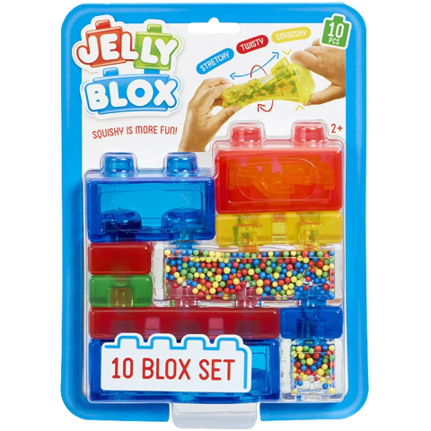 Jucării și Jocuri pentru copii - Jelly Blox - Set de joaca, 10 piese copii varsta 2-3 ani|3-5ani|5-7ani