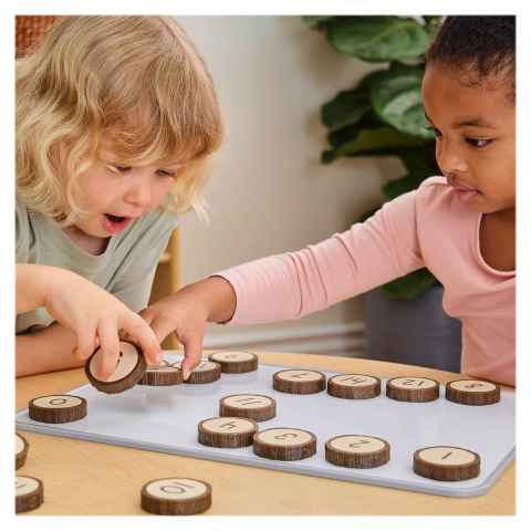 Jetoane magnetice cu numere, 21 piese, Guidecraft, copii varsta 2-7 ani [2]