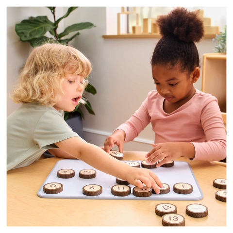 Jetoane magnetice cu numere, 21 piese, Guidecraft, copii varsta 2-7 ani [4]