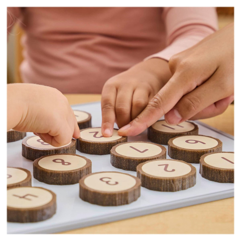 Jetoane magnetice cu numere, 21 piese, Guidecraft, copii varsta 2-7 ani [3]