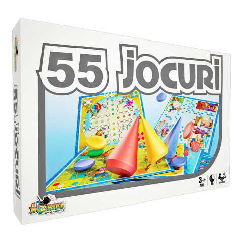Jucării și Jocuri pentru copii - Joc 55 de jocuri intr-unul singur 