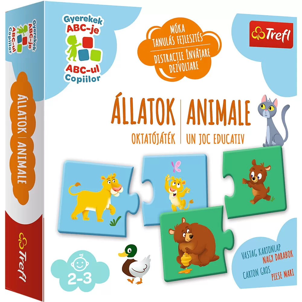 Jucării și Jocuri pentru copii - Animalele, Joc de gandire logica, varsta de la 2 ani la 5 ani