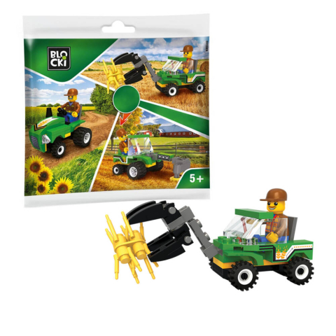 Jucării și Jocuri pentru copii - Joc constructii Blocki  MyFarm in punga
