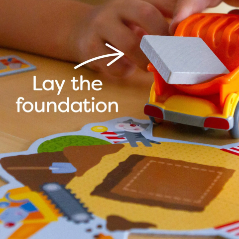 Joc Cooperativ Haba Santierul de Constructii, Primul Meu Joc de Memorie, Varsta 2 Ani+ [3]