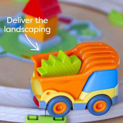 Joc Cooperativ Haba Santierul de Constructii, Primul Meu Joc de Memorie, Varsta 2 Ani+ [4]