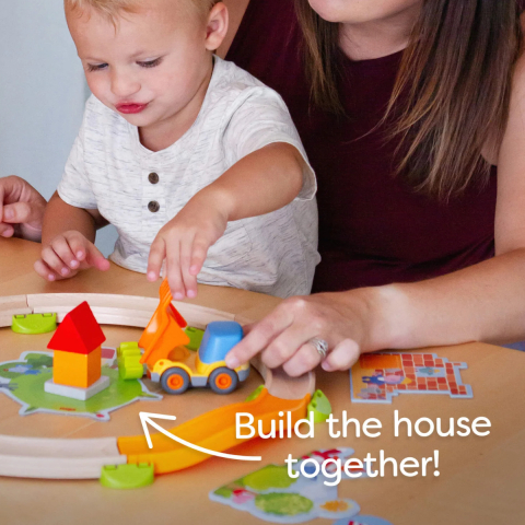 Joc Cooperativ Haba Santierul de Constructii, Primul Meu Joc de Memorie, Varsta 2 Ani+ [5]